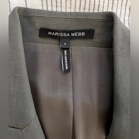 Marissa Webb Linen Blazer - Picture 7 of 15